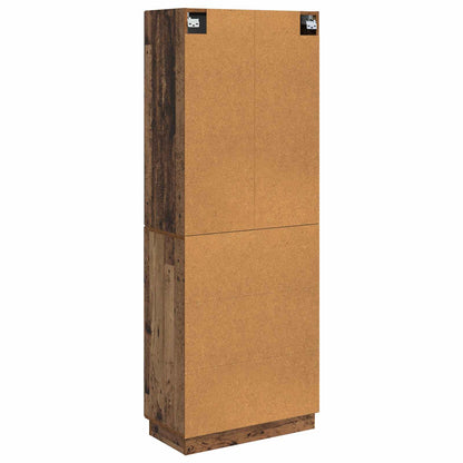 vidaXL Cabinet Set 2 pcs Old Wood Engineered Wood