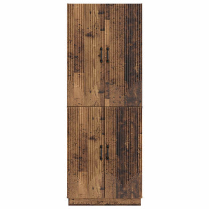 vidaXL Cabinet Set 2 pcs Old Wood Engineered Wood