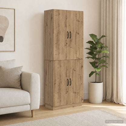 vidaXL Cabinet Set 2 pcs Artisan Oak Engineered Wood