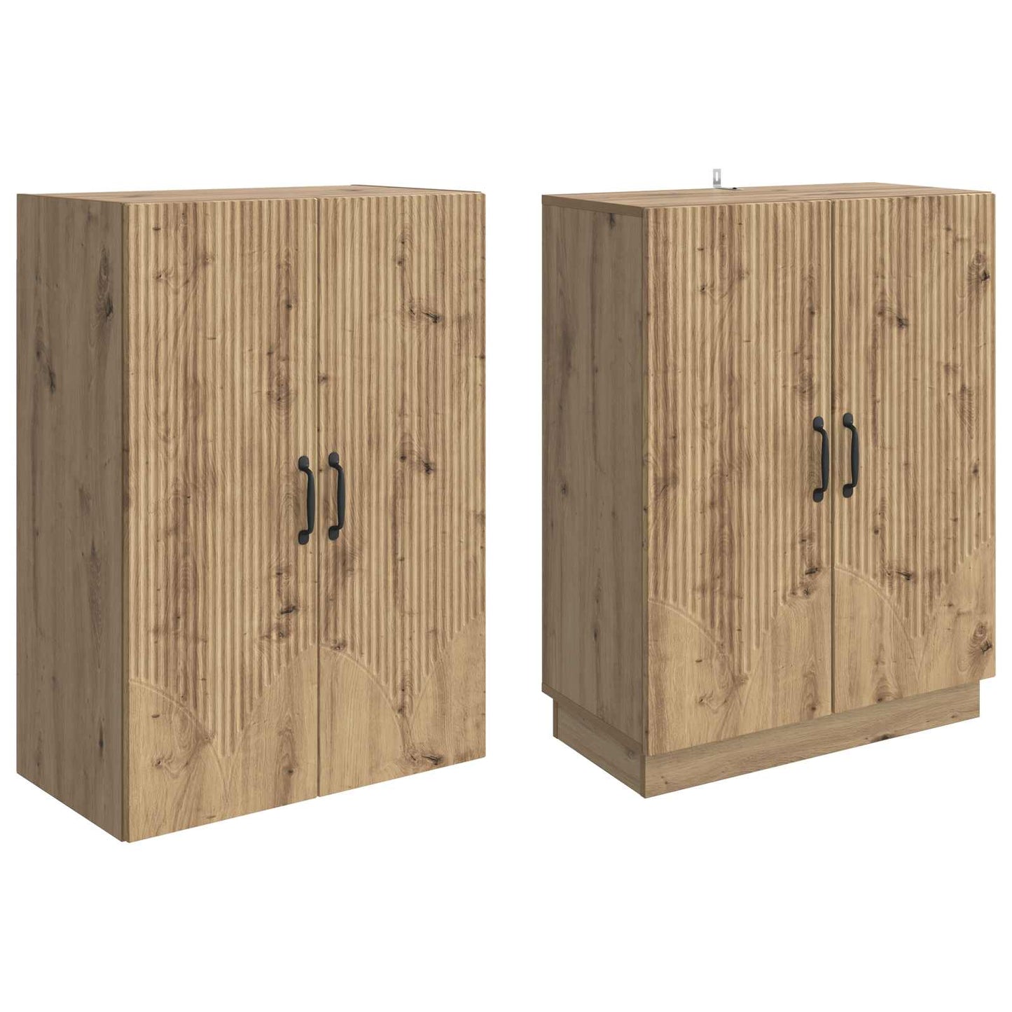vidaXL Cabinet Set 2 pcs Artisan Oak Engineered Wood