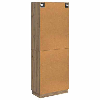 vidaXL Cabinet Set 2 pcs Artisan Oak Engineered Wood