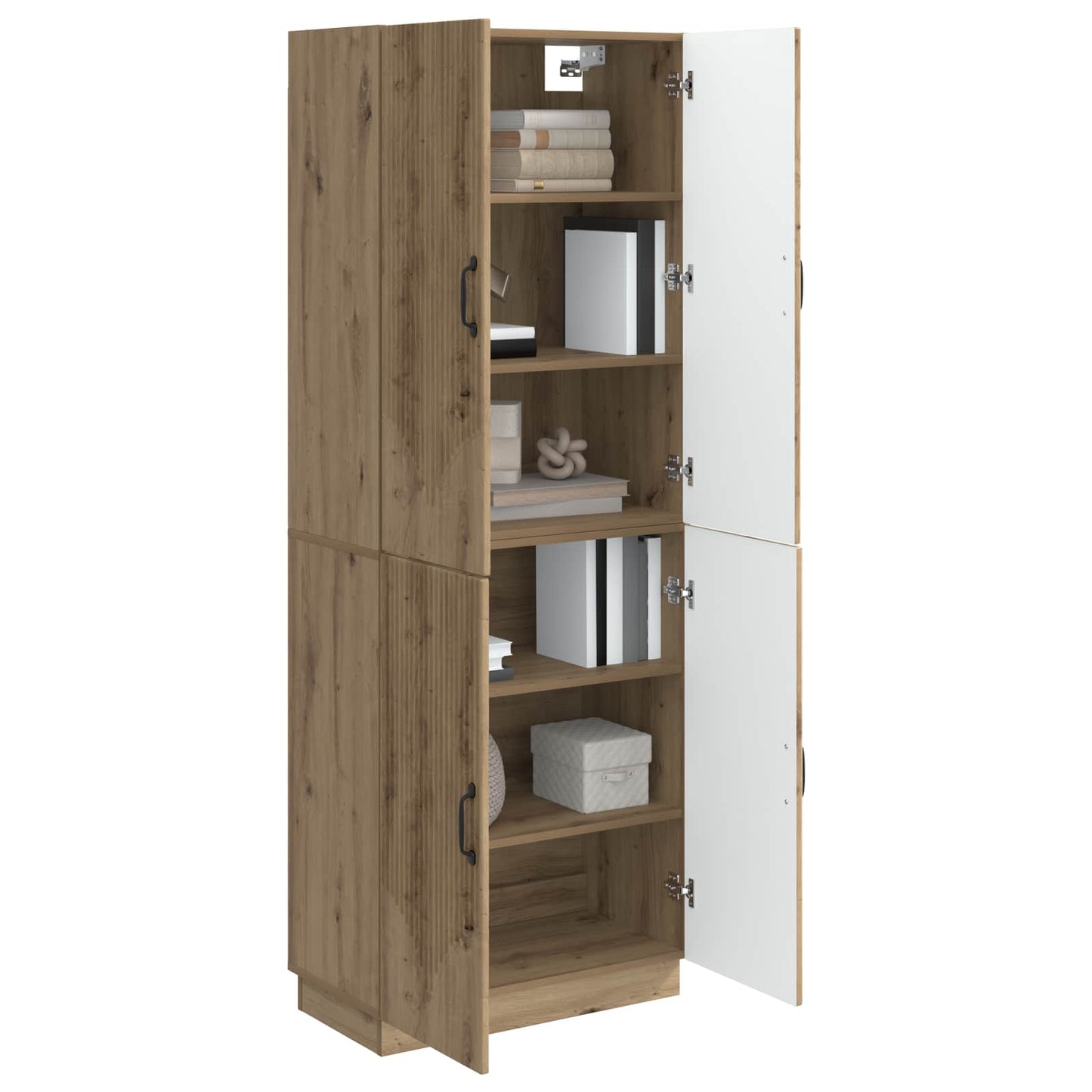 vidaXL Cabinet Set 2 pcs Artisan Oak Engineered Wood