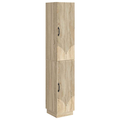 vidaXL Cabinet Set 2 pcs Sonoma Oak Engineered Wood