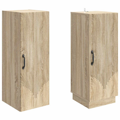 vidaXL Cabinet Set 2 pcs Sonoma Oak Engineered Wood