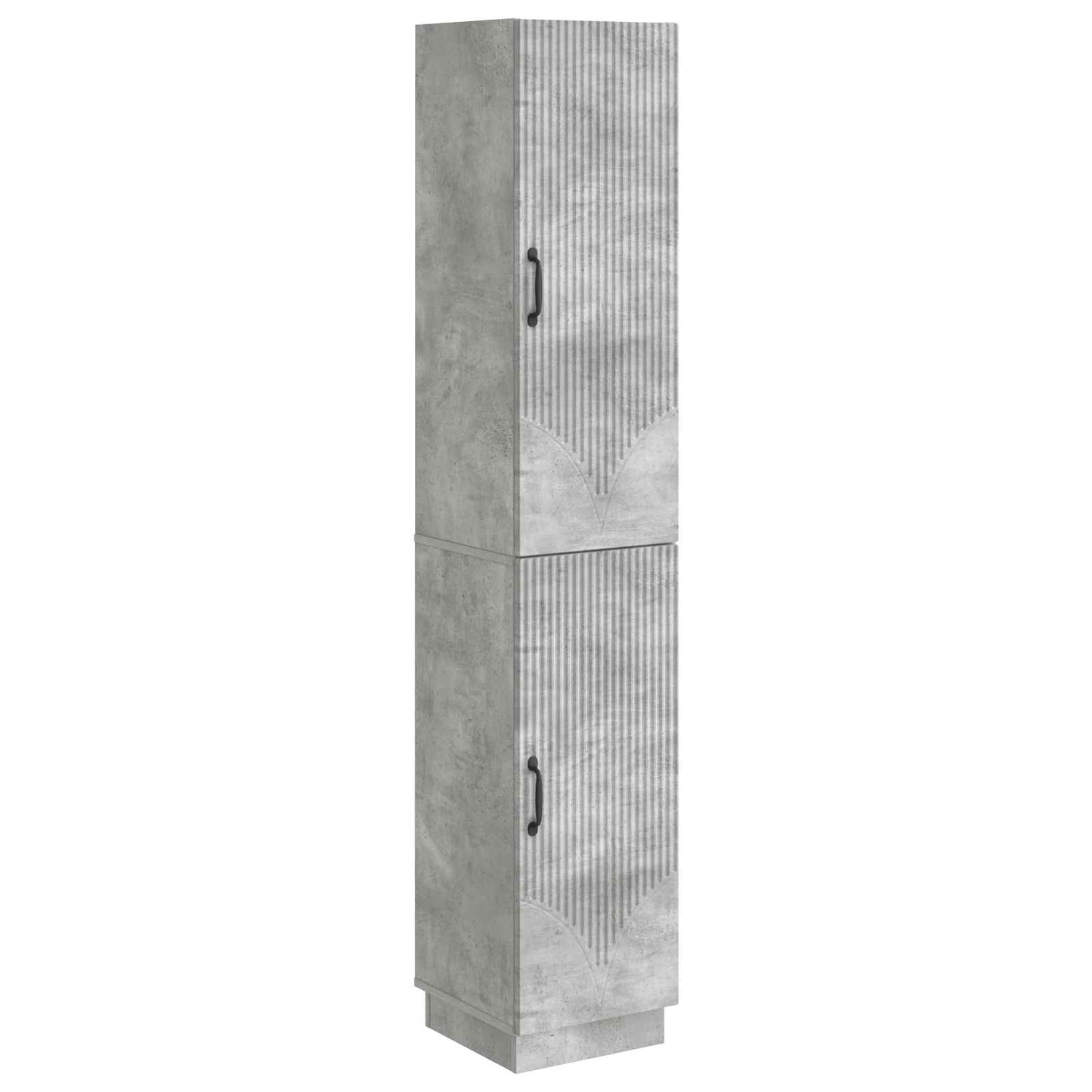 vidaXL Cabinet Set 2 pcs Concrete Grey Engineered Wood