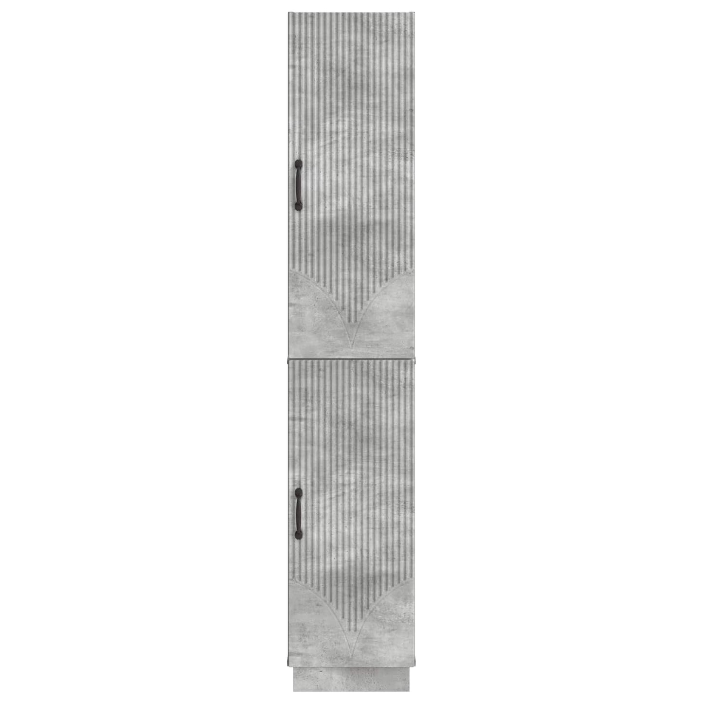 vidaXL Cabinet Set 2 pcs Concrete Grey Engineered Wood