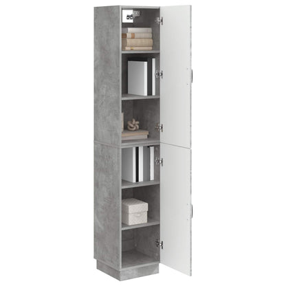 vidaXL Cabinet Set 2 pcs Concrete Grey Engineered Wood
