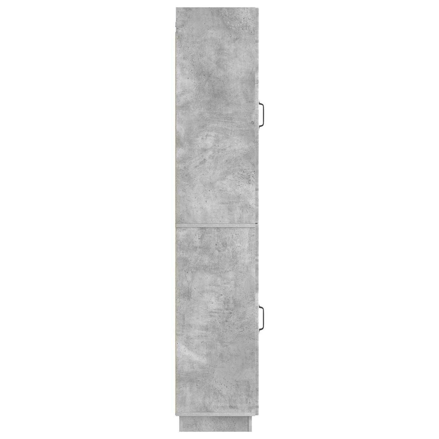vidaXL Cabinet Set 2 pcs Concrete Grey Engineered Wood