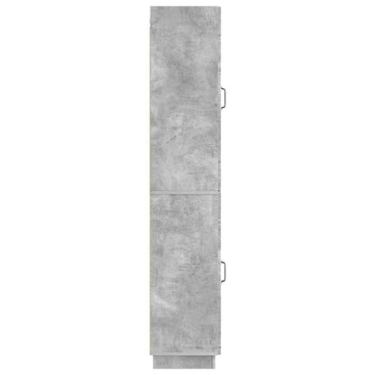 vidaXL Cabinet Set 2 pcs Concrete Grey Engineered Wood
