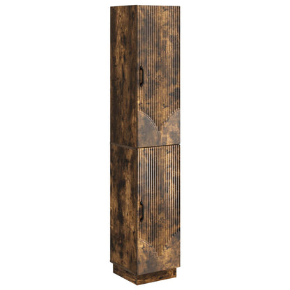 vidaXL Cabinet Set 2 pcs Smoked Oak Engineered Wood