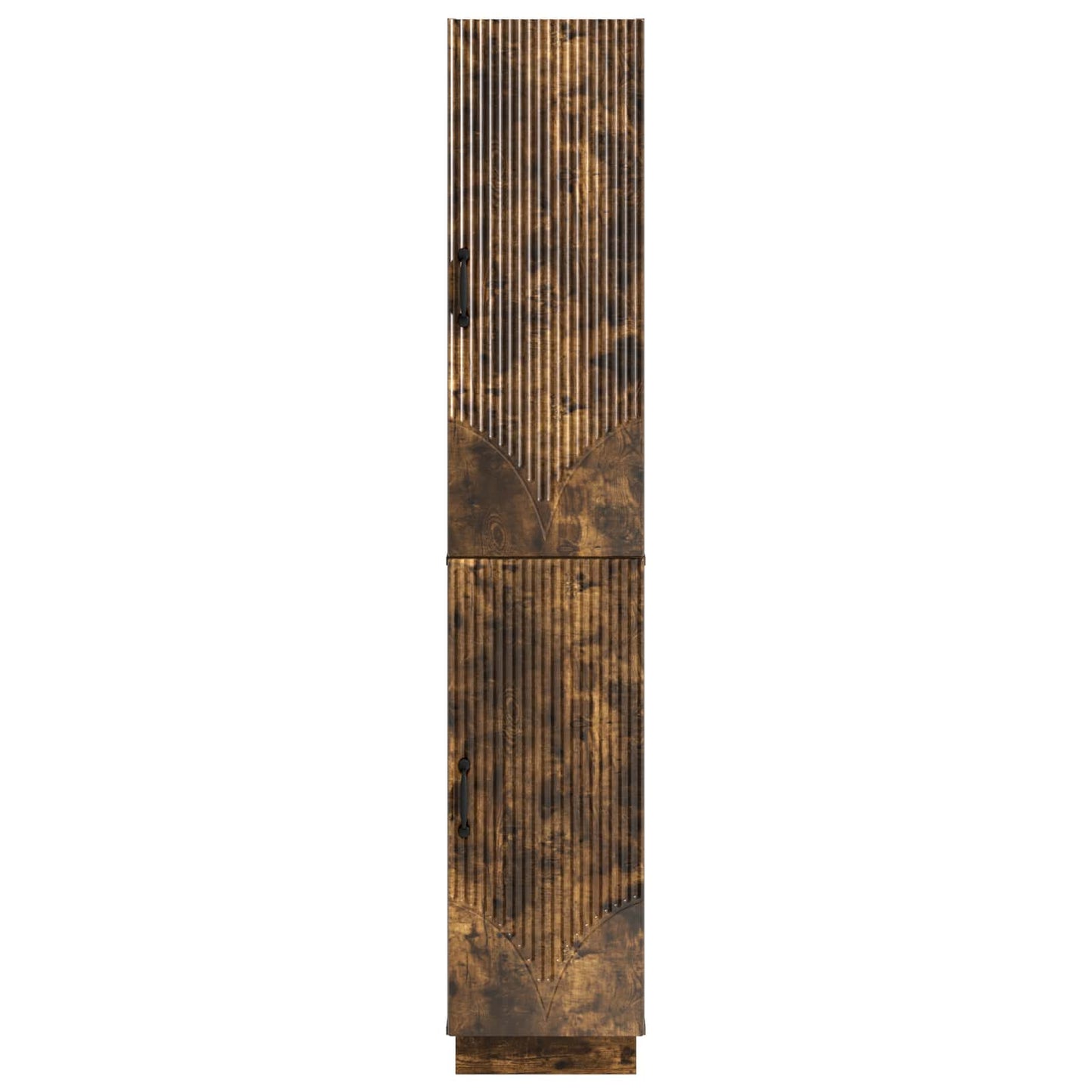 vidaXL Cabinet Set 2 pcs Smoked Oak Engineered Wood
