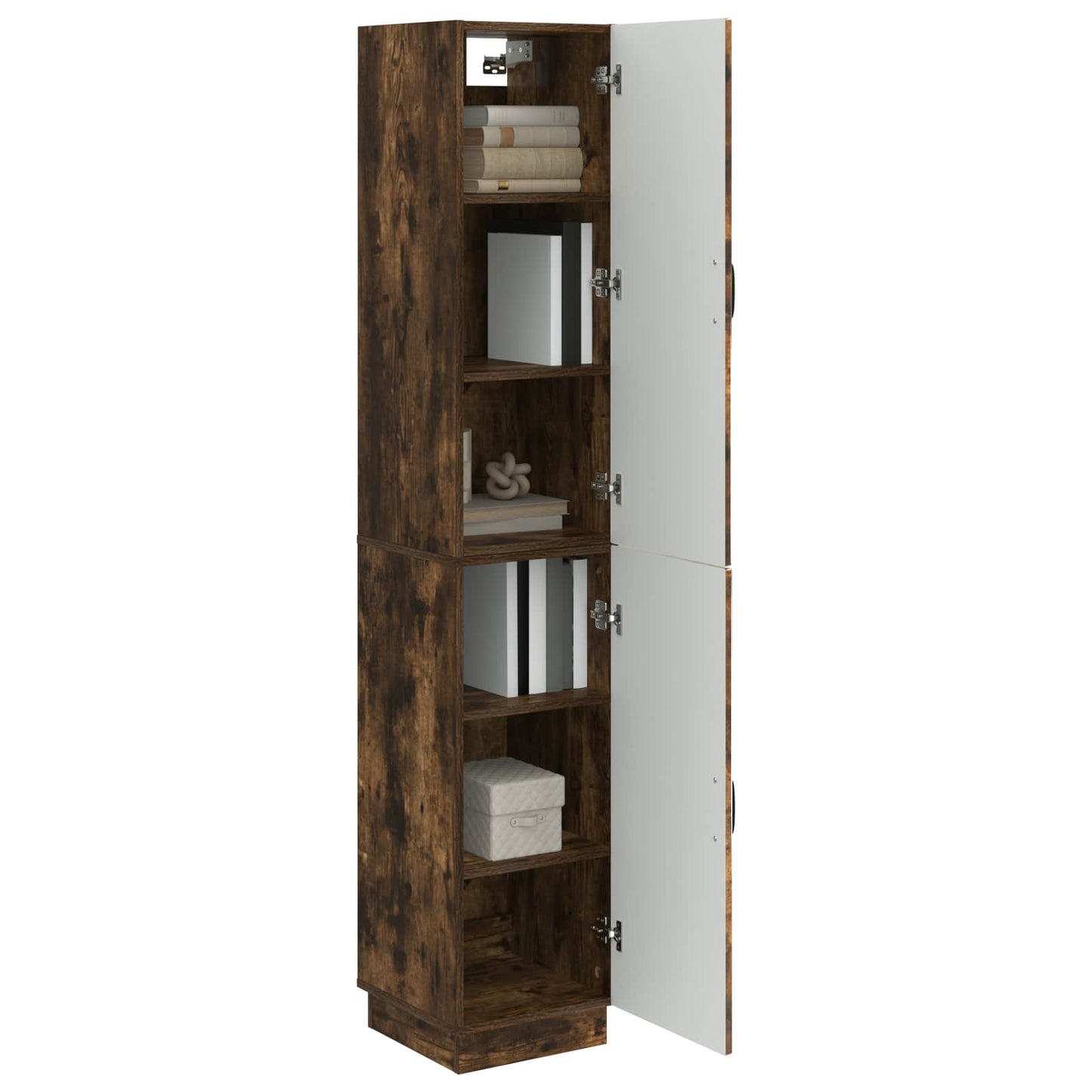 vidaXL Cabinet Set 2 pcs Smoked Oak Engineered Wood