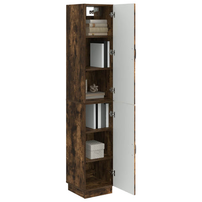 vidaXL Cabinet Set 2 pcs Smoked Oak Engineered Wood