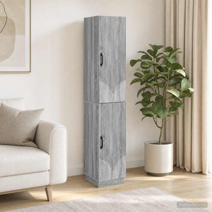 vidaXL Cabinet Set 2 pcs Grey Sonoma Engineered Wood