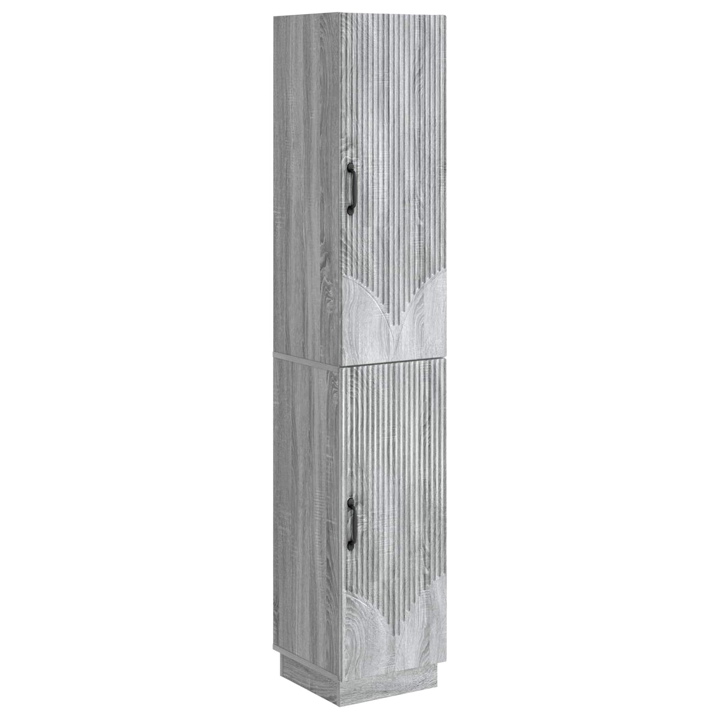 vidaXL Cabinet Set 2 pcs Grey Sonoma Engineered Wood