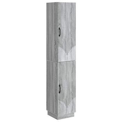 vidaXL Cabinet Set 2 pcs Grey Sonoma Engineered Wood