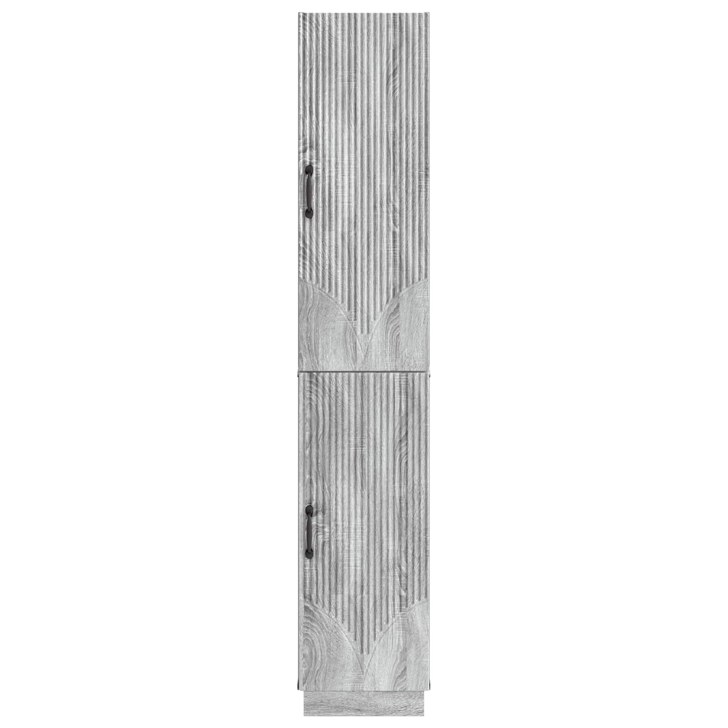 vidaXL Cabinet Set 2 pcs Grey Sonoma Engineered Wood
