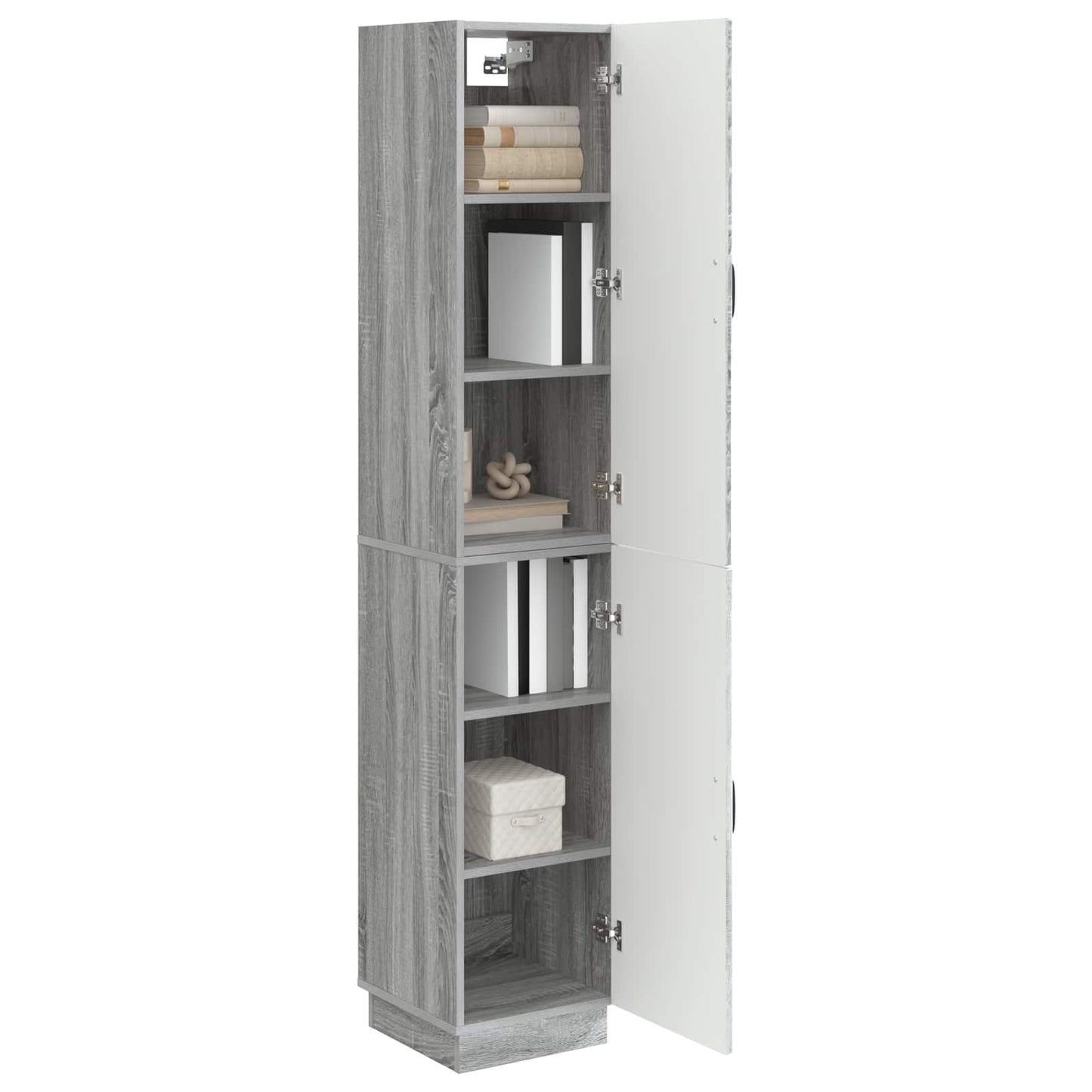 vidaXL Cabinet Set 2 pcs Grey Sonoma Engineered Wood