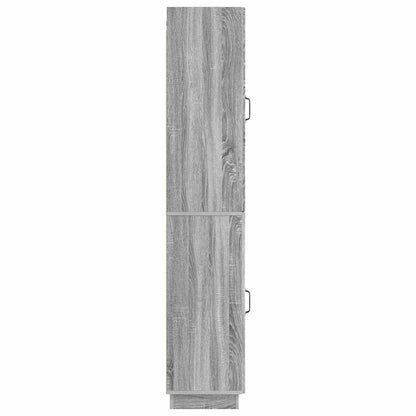 vidaXL Cabinet Set 2 pcs Grey Sonoma Engineered Wood