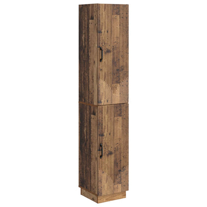 vidaXL Cabinet Set 2 pcs Old Wood Engineered Wood