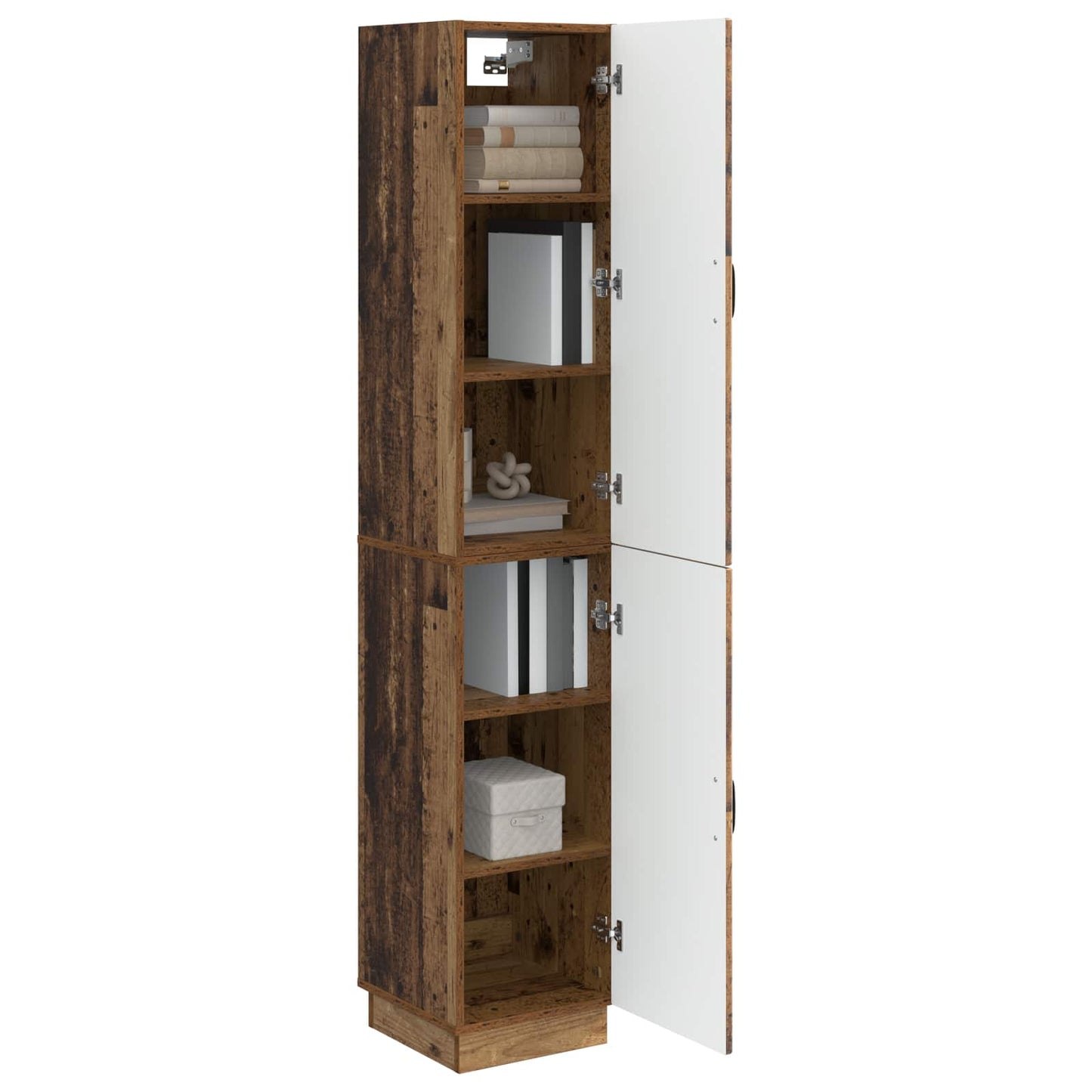 vidaXL Cabinet Set 2 pcs Old Wood Engineered Wood