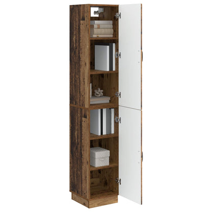 vidaXL Cabinet Set 2 pcs Old Wood Engineered Wood