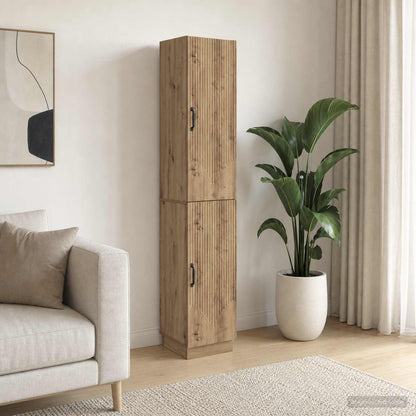 vidaXL Cabinet Set 2 pcs Artisan Oak Engineered Wood
