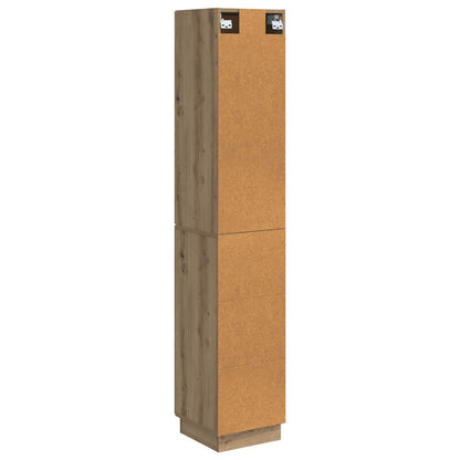 vidaXL Cabinet Set 2 pcs Artisan Oak Engineered Wood