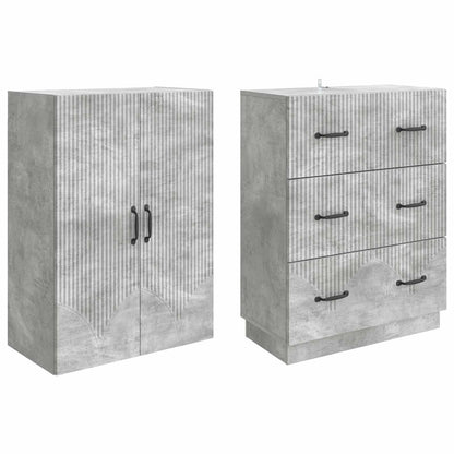 vidaXL Cabinet Set 2 pcs 66 x 34.5 x 87 cm Engineered Wood