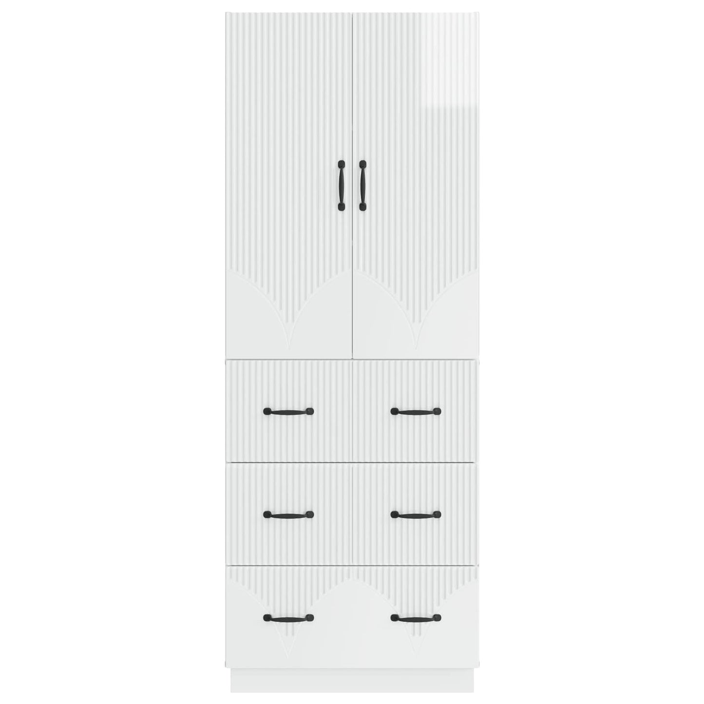 vidaXL Cabinet Set 2 pcs 66 x 34.5 x 87 cm Engineered Wood