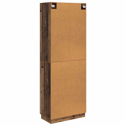vidaXL Cabinet Set 2 pcs 66 x 34.5 x 87 cm Engineered Wood Old Wood