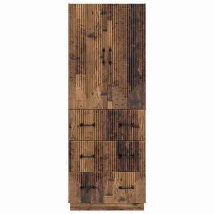 vidaXL Cabinet Set 2 pcs 66 x 34.5 x 87 cm Engineered Wood Old Wood