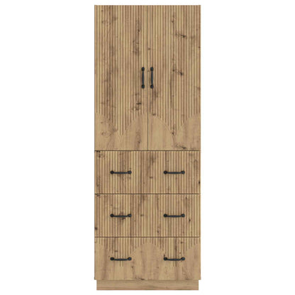 vidaXL Cabinet Set 2 pcs 66 x 34.5 x 87 cm Engineered Wood Artisan Oak