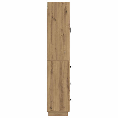 vidaXL Cabinet Set 2 pcs 66 x 34.5 x 87 cm Engineered Wood Artisan Oak