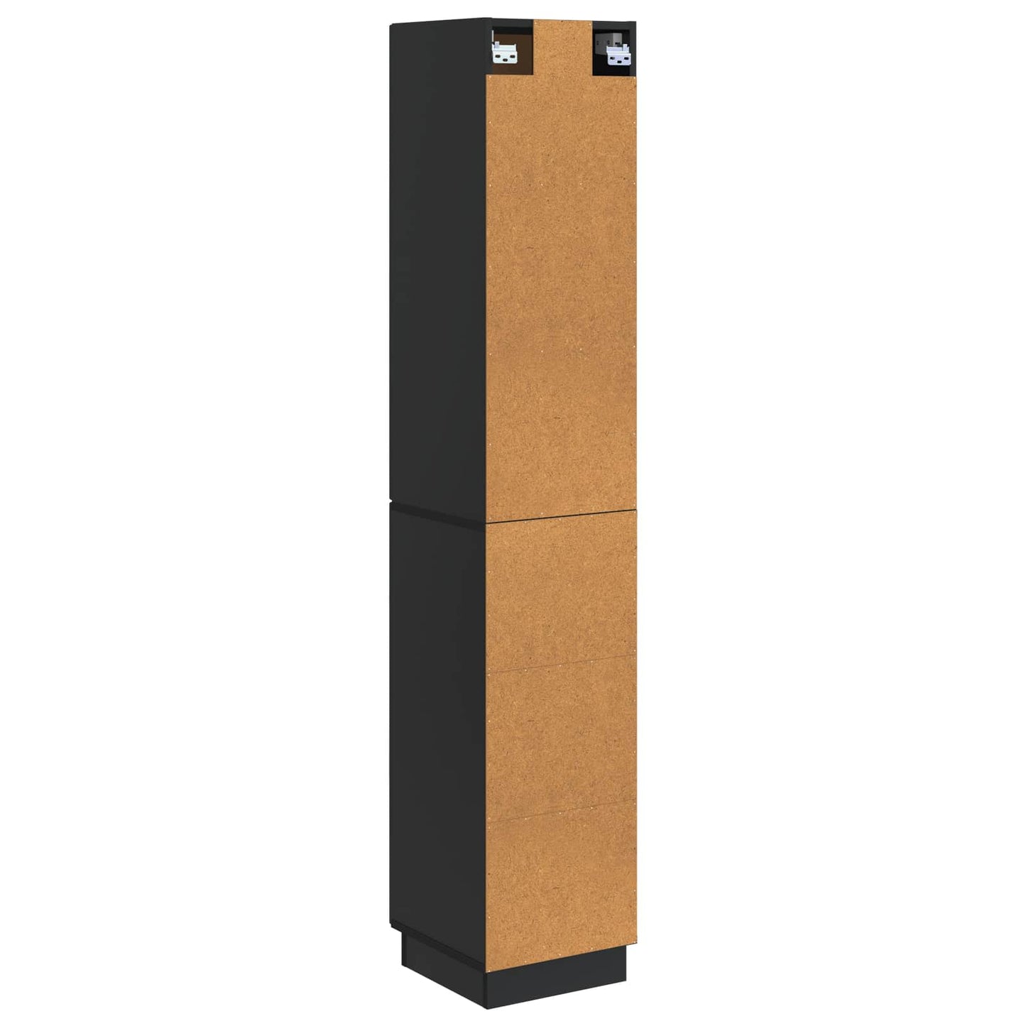 vidaXL Cabinet Set 2 pcs 33 x 34.5 x 87 cm Engineered Wood Black