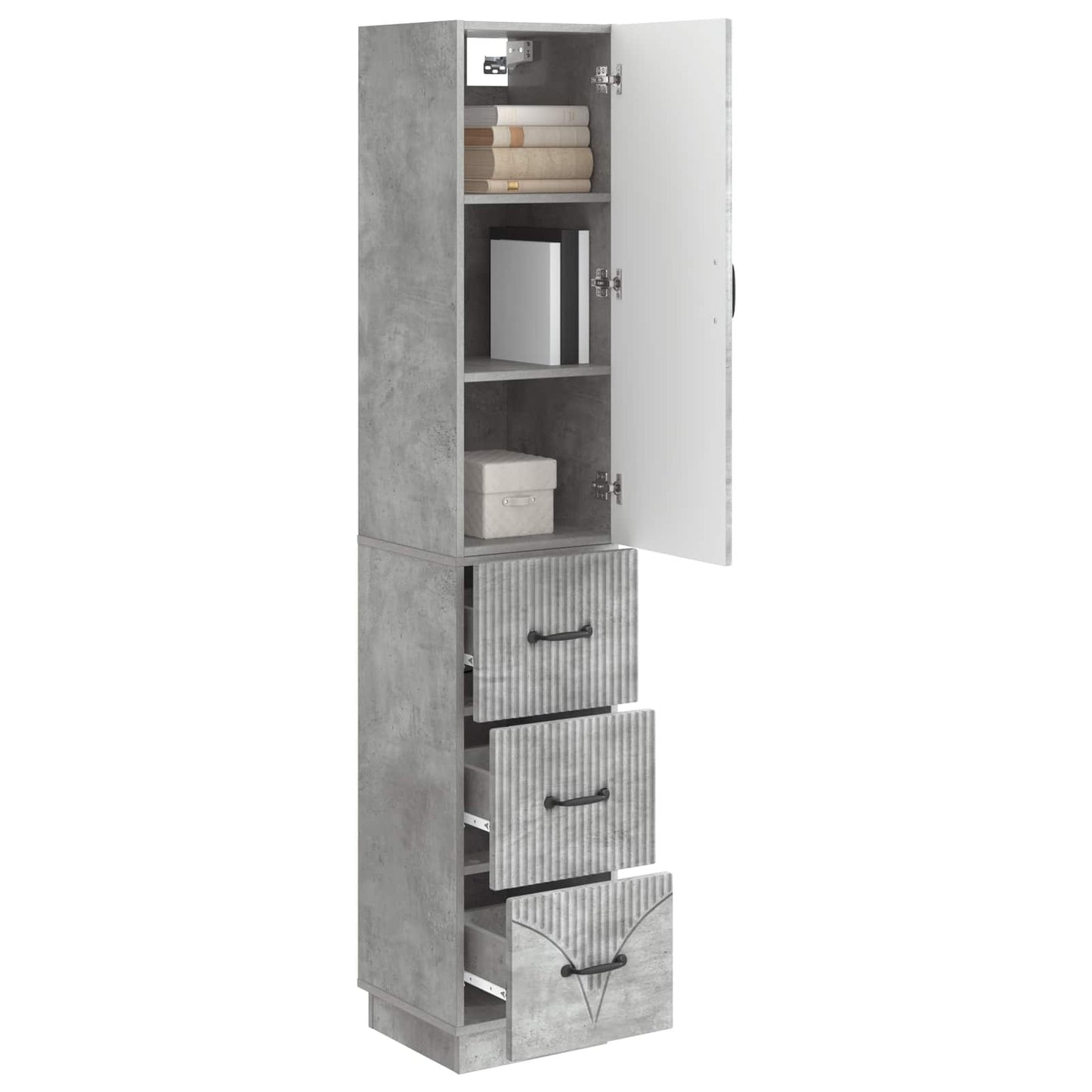 vidaXL Cabinet Set 2 pcs 33 x 34.5 x 87 cm Engineered Wood