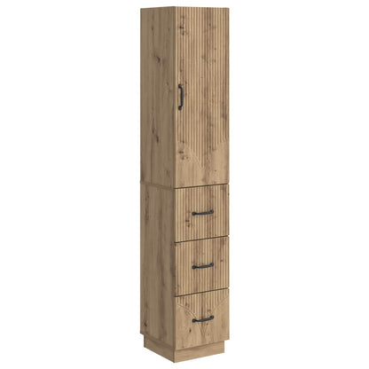 vidaXL Cabinet Set 2 pcs Artisan Oak 33 x 34.5 x 87 cm Engineered Wood