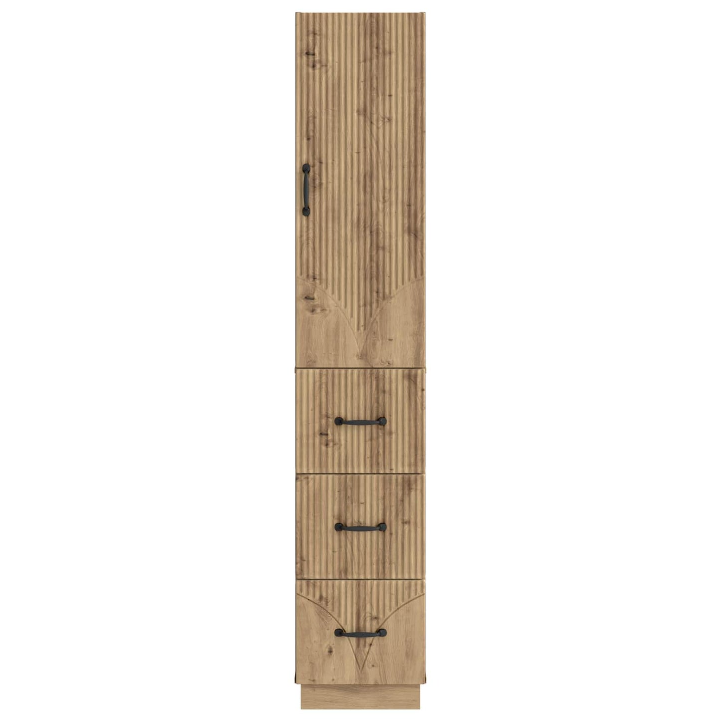 vidaXL Cabinet Set 2 pcs Artisan Oak 33 x 34.5 x 87 cm Engineered Wood