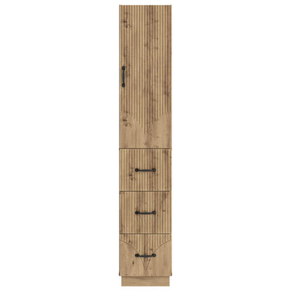 vidaXL Cabinet Set 2 pcs Artisan Oak 33 x 34.5 x 87 cm Engineered Wood