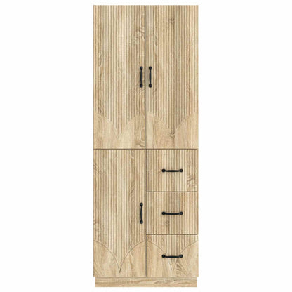 vidaXL Cabinet Set 2 pcs Sonoma Oak Engineered Wood
