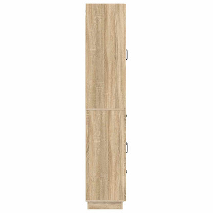 vidaXL Cabinet Set 2 pcs Sonoma Oak Engineered Wood