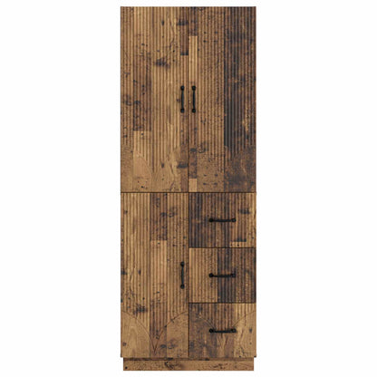 vidaXL Cabinet Set 2 pcs Old Wood Engineered Wood