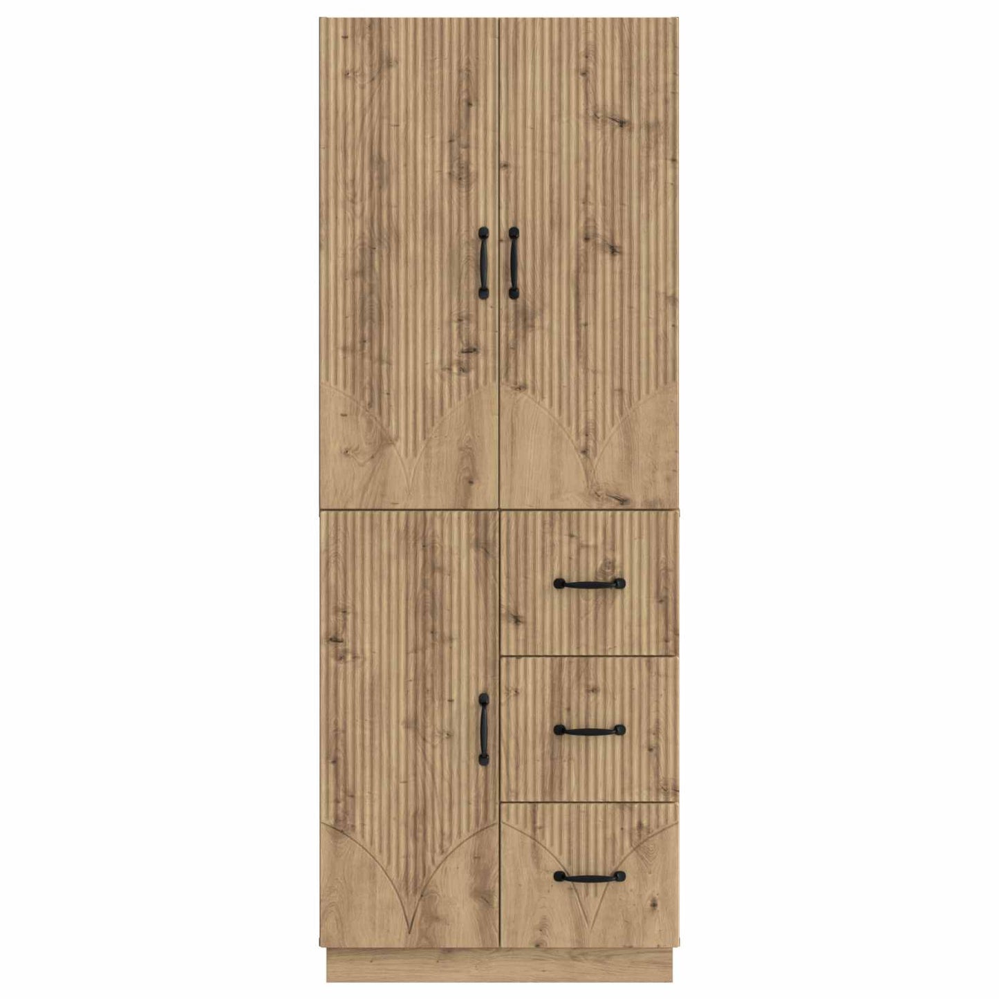 vidaXL Cabinet Set 2 pcs Artisan Oak Engineered Wood