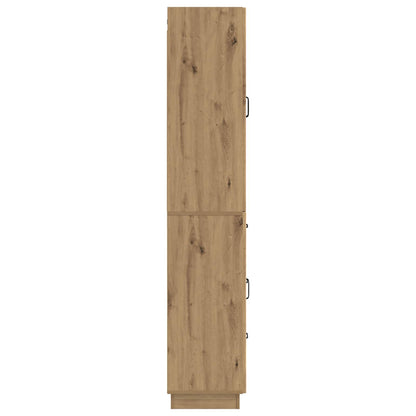 vidaXL Cabinet Set 2 pcs Artisan Oak Engineered Wood
