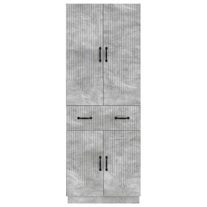 vidaXL Cabinet Set 2 pcs Concrete Grey Engineered Wood
