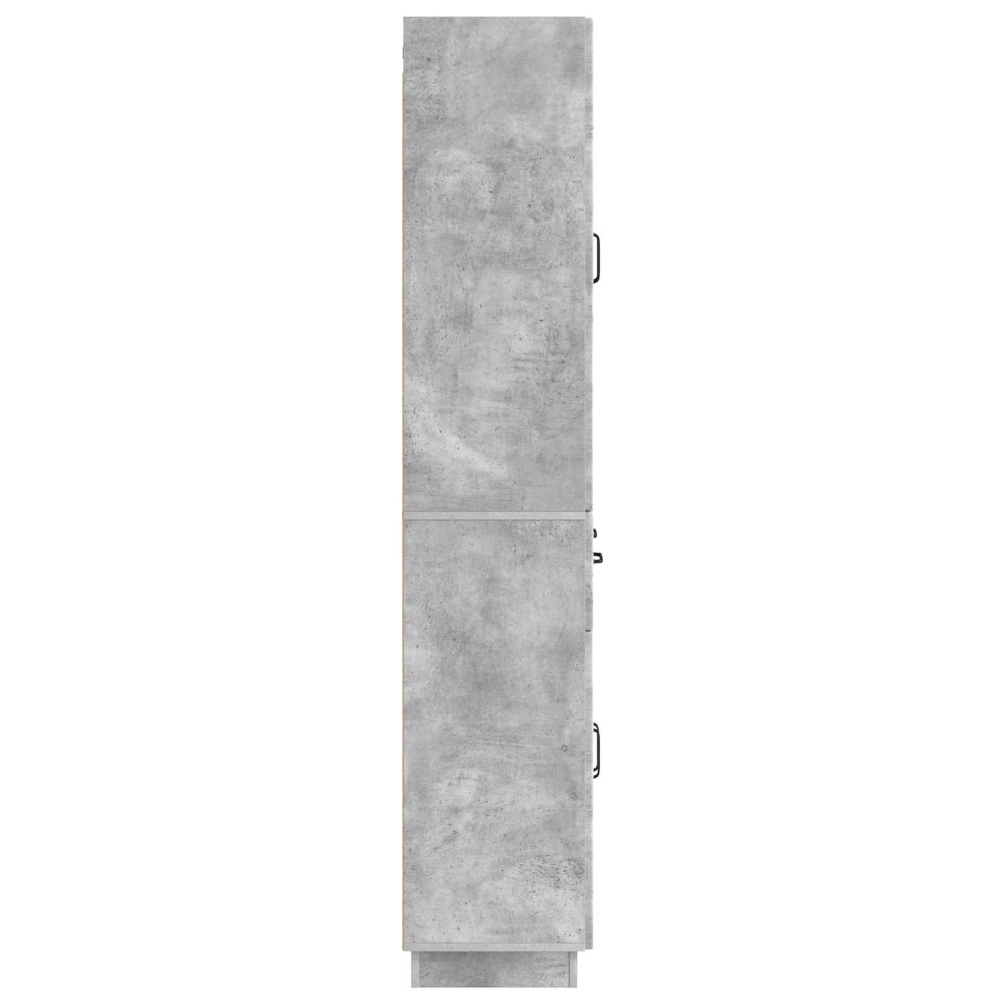 vidaXL Cabinet Set 2 pcs Concrete Grey Engineered Wood