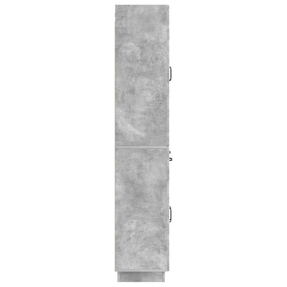 vidaXL Cabinet Set 2 pcs Concrete Grey Engineered Wood