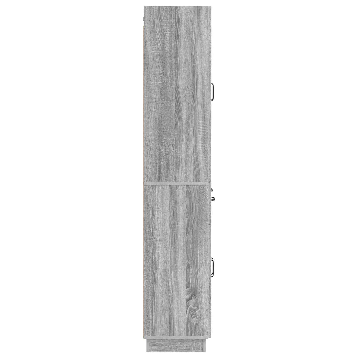 vidaXL Cabinet Set 2 pcs Grey Sonoma Engineered Wood