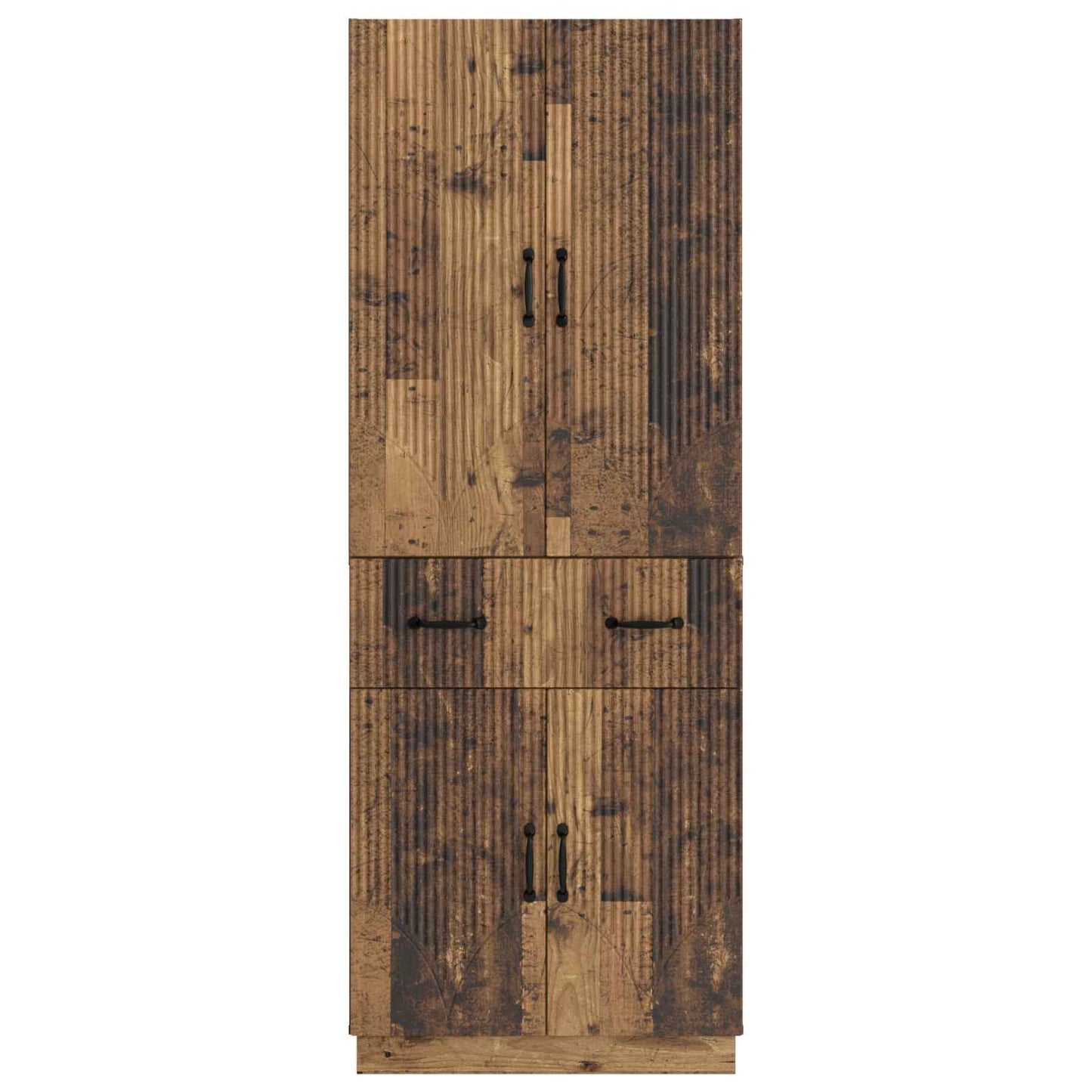 vidaXL Cabinet Set 2 pcs Old Wood Engineered Wood
