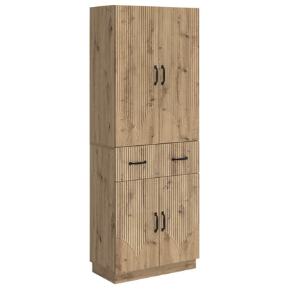 vidaXL Cabinet Set 2 pcs Artisan Oak Engineered Wood